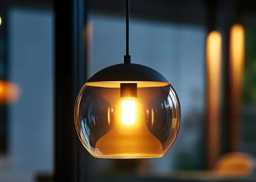 Modern ceiling light.